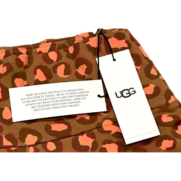 UGG Activewear Bike Shorts, Animal Print, Organic Cotton, Sz XS, NWT - Picture 6 of 6